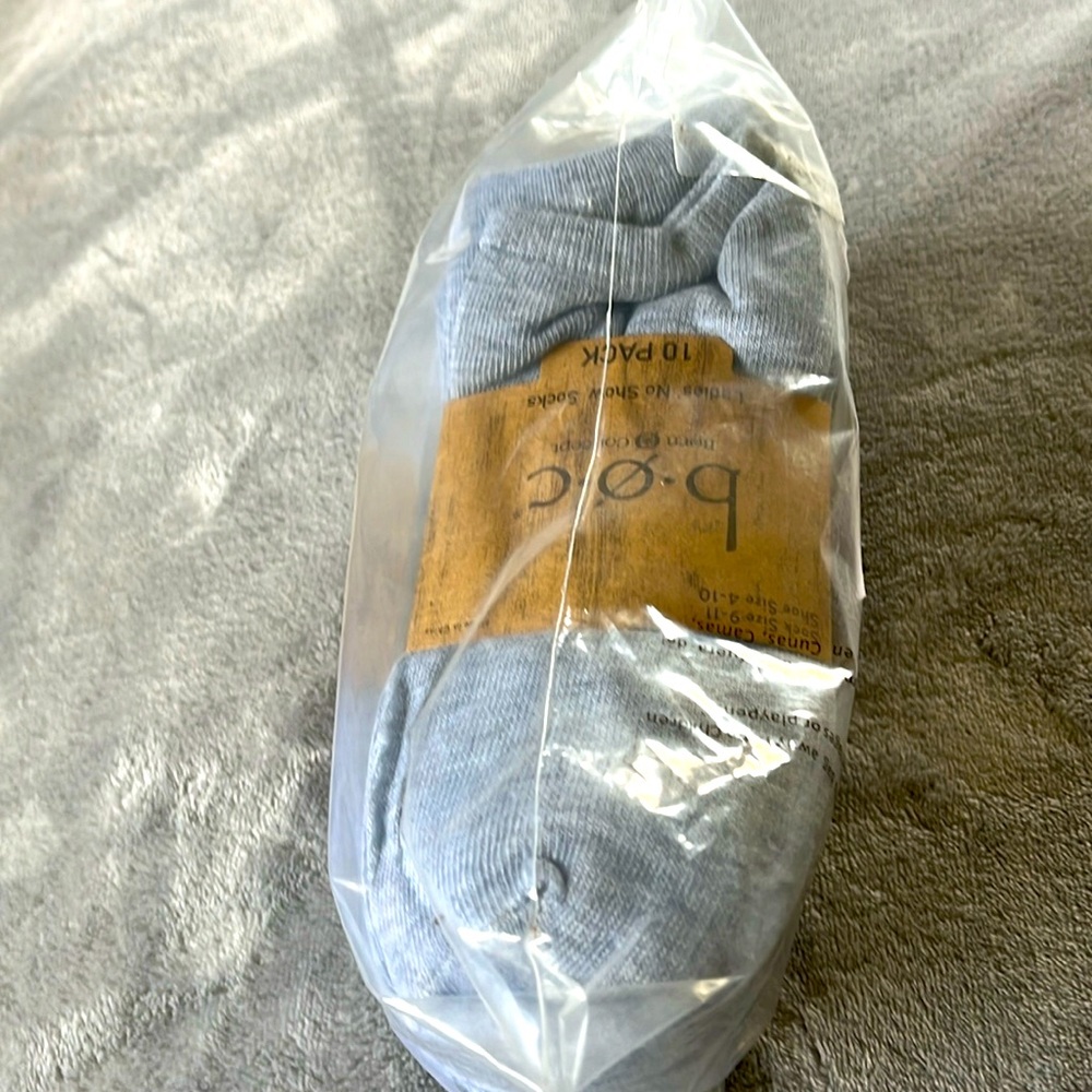 10 pack grey socks
